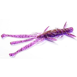 FishUp Shrimp 3" 7.6cm #016 Lox Green Black 9vnt