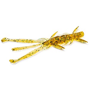 FishUp Shrimp 3" 7.6cm #036 Caramel Green Black 9vnt