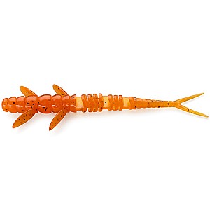 FishUp Flit 3" 7.6cm #049 Orange Pumpkin Black 8pcs