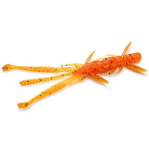 FishUp Shrimp 3" 7.6cm #049 Orange Pumpkin Black 9vnt