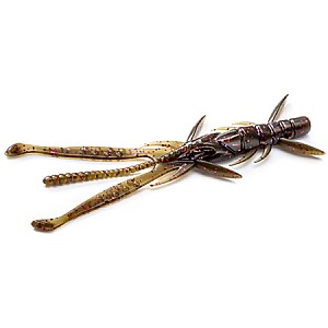 FishUp Shrimp 3" 7.6cm #050 Green Pumpkin Brown Red Purple 9vnt