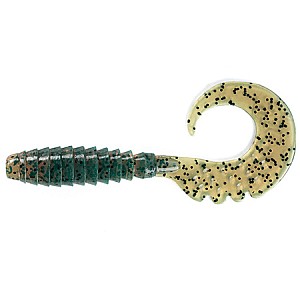 FishUp Fancy Grub 1" 2.5cm #017 Motor Oil Pepper 12vnt