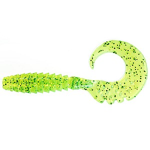 FishUp Fancy Grub 1" 2.5cm #026 Flo Chartreuse Green 12vnt