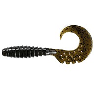 FishUp Fancy Grub 2" 5.1cm #043 Watermelon Brown Black 10vnt