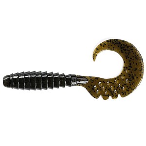 FishUp Fancy Grub 1" 2.5cm #043 Watermelon Brown Black 12vnt