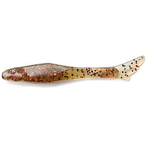 FishUp Tiny 1.5" 3.8cm #045 Green Pumpkin Red Black 12pcs