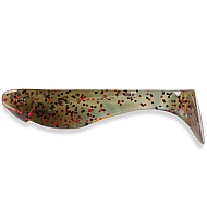 FishUp Wizzy 1.5" 3.8cm Green Pumpkin Black Red 10pcs