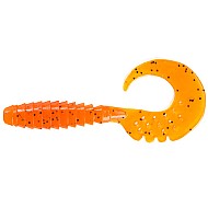 FishUp Fancy Grub 2" 5.1cm #049 Orange Pumpkin Black 10vnt