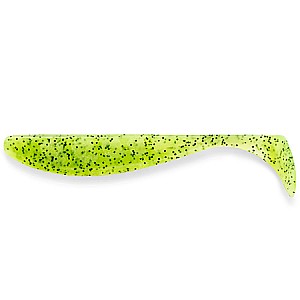 FishUp Wizzle Shad 5" 12.7cm 15.2g #055 Chartreuse/Black 1vnt