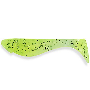 FishUp Wizzy 1.5" 3.8cm 055 Chartreuse Black 10pcs