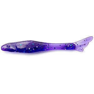 FishUp Tiny 1.5" 3.8cm #060 Dark Violet Peacock Silver 12pcs