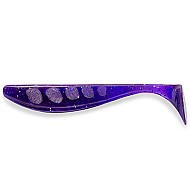 FishUp Wizzle Shad 2" #060 Dark Violet / Peacock & Silver 10vnt