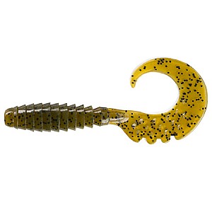 FishUp Fancy Grub 1" 2.5cm #074 Green Pumpkin Seed 12vnt