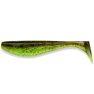 FishUp Wizzle Shad 3" #204 Green Pumpkin / Chartreuse 8pcs