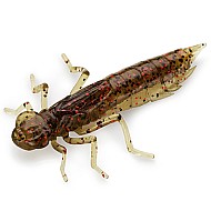 FishUp Dragonfly 1.7" 4.3cm #045 Green Pumpkin Red Black 8vnt