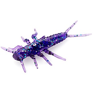 FishUp Stonefly 0.75" 1.9cm #060 Dark Violet Peacock Silver 12vnt