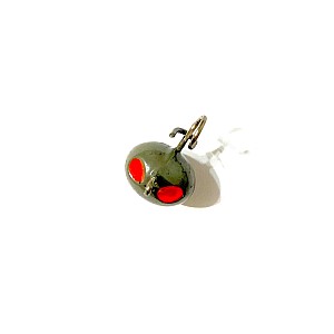 Tungsten Swing Free Football 10.6g (Green Pumpkin / Red eyes)