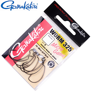 Gamakatsu Worm 325 Micro Game Hooks #8