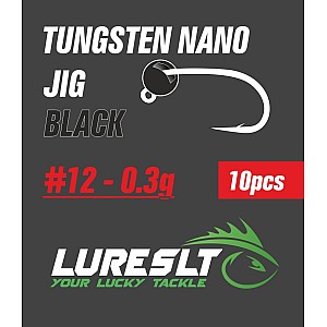 Tungsten Nano Jig #12 Ф3.5 0.3g Anodized Black