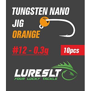 Tungsten Nano Jig #12 Ф3.5 0.3g Fluo Orange