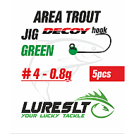 Area Trout jig Hook Decoy AH-12 #4 size 4.6mm /0.8g Green