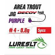 Area Trout jig Hook Decoy AH-12 #4 size 4.6mm /0.8g Purple
