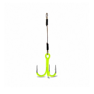 Gurza Leader Stinger Rig #8 UV Chartreuse