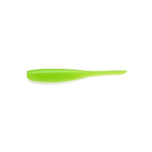 Keitech Shad Impact 2" 5.1cm 026S Clear Chartreuse Glow 12pcs