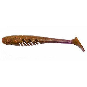 M5Craft Monster Shad 4" (4pcs.) #044 Lox Dark