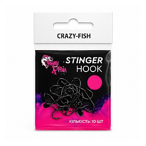 Crazy Fish Stinger Hook #1 10pcs