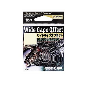 Sasame Wide Gape Offset #1 18pcs