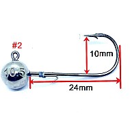 Volframinis galvakablis #2 3.5g (Tungsten JigHead)