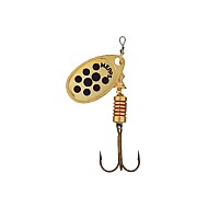 Mepps Aglia Decoree Gold Black Dots Spinnerbait for Trout & Perch 2# 4.5g