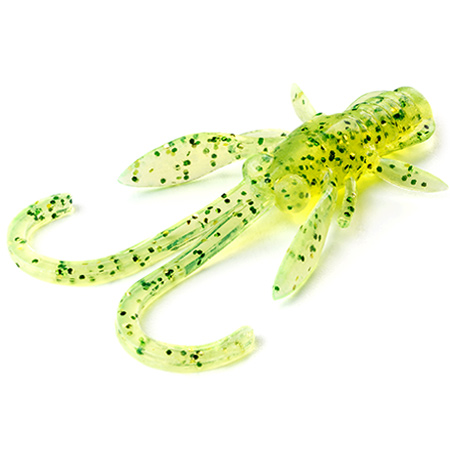 FishUp Baffi Fly 1.5" 3.8cm #026 Flo Chartreuse Green 10pcs