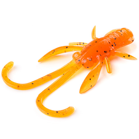 FishUp Baffi Fly 1.5" 3.8cm #049 Orange Pumpkin Black 10vnt