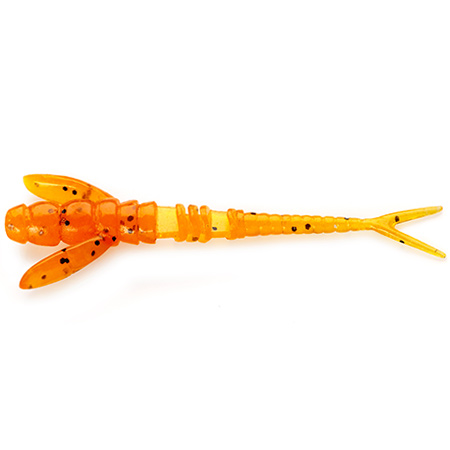 FishUp Flit 1.5" 3.8cm #049 Orange Pumpkin Black 10pcs