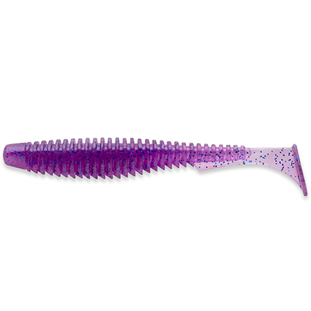 FishUp U-Shad 3" 7.6cm #014 Violet Blue 9pcs