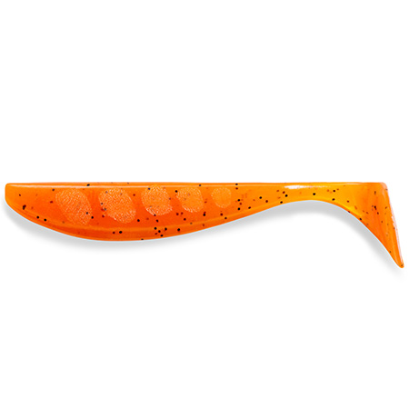 FishUp Wizzle Shad 3" #049 Orange Pumpkin / Black 8pcs