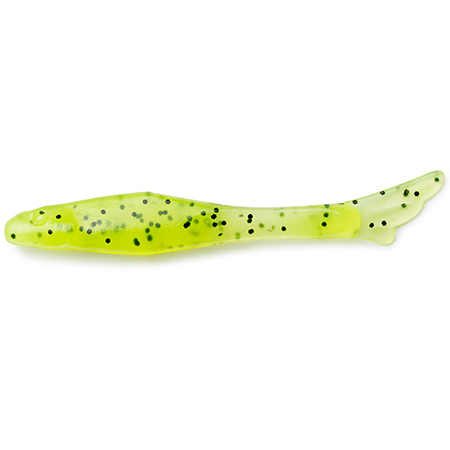 FishUp Tiny 1.5" 3.8cm #055 Chartreuse Black 12pcs