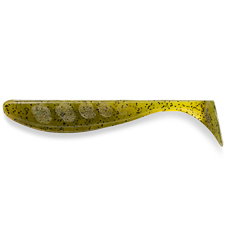 FishUp Wizzle Shad 2" #074 - Green Pumpkin Seed 10pcs