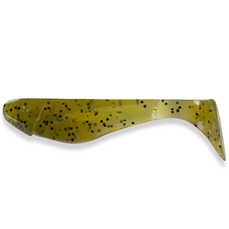 FishUp Wizzy 1.5" 3.8cm 074 Green Pumpkin Seed 10vnt