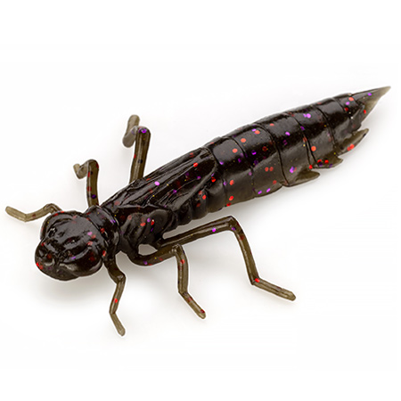 FishUp Dragonfly 1.7" 4.3cm #050 Green Pumpkin Brown Red Purple 8vnt