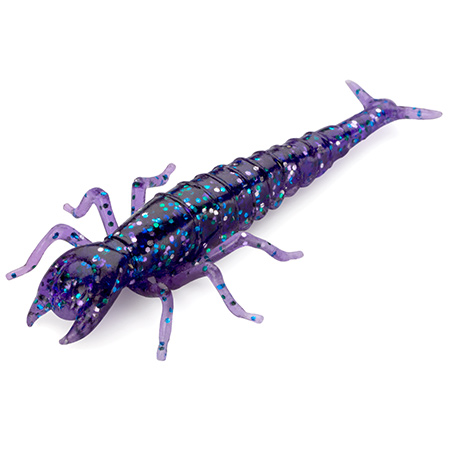 FishUp Diving Bug 2" 5.1cm #060 Dark Violet Peacock Silver 8pcs