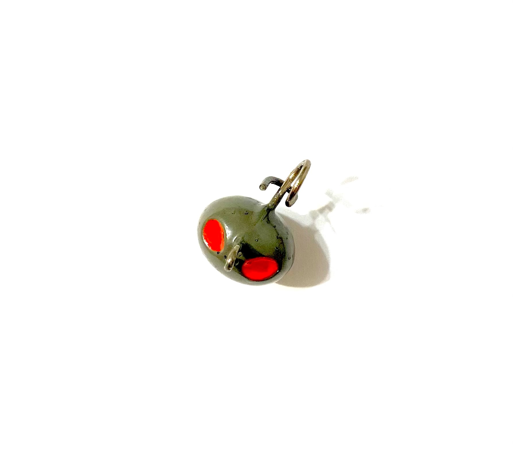 Tungsten Swing Free Football 28g (Green Pumpkin / Red eyes)