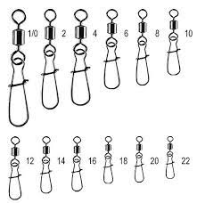 Rolling Swivel With Nice Snap STRONG Nr.22 10pcs 12mm+6mm 6kg
