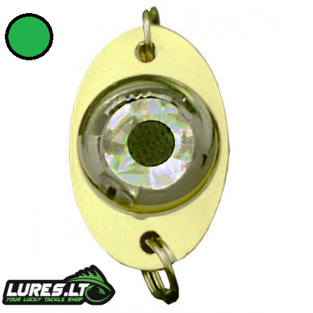 LED Lamp With Rings Green