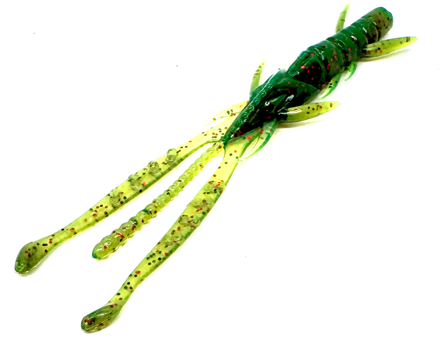 FishUp Shrimp 3" 7.6cm #017 Motor Oil Pepper 9pcs