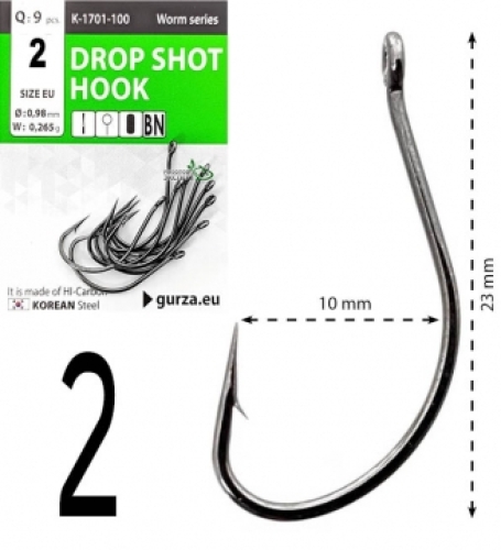 Gurza DROP SHOT HOOK #2