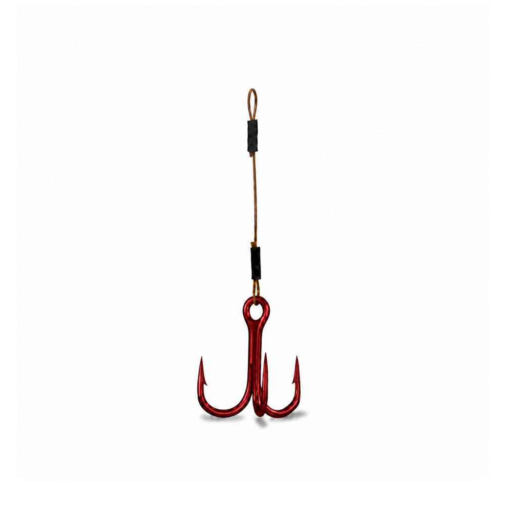 Apkaustas Gurza Leader Stinger Rig #8 Red