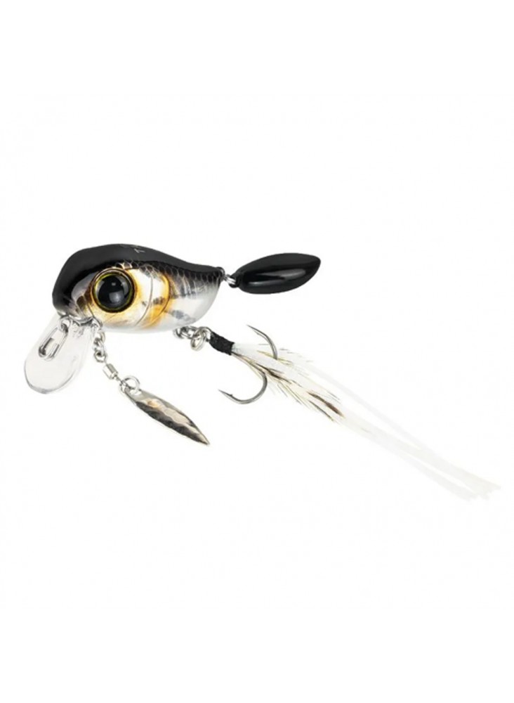 Jackall Micro Tappy 54F 54mm 4.8g HL Silver & Black
